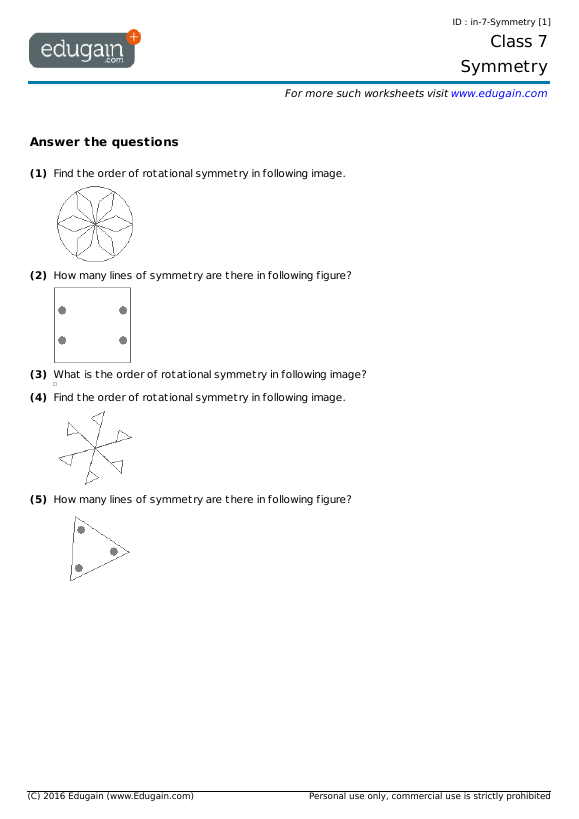 grade-7-math-worksheets-and-problems-symmetry-edugain-global